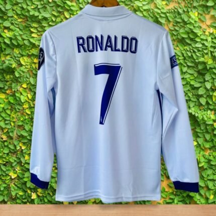 real madrid long sleeve jersey ronaldo