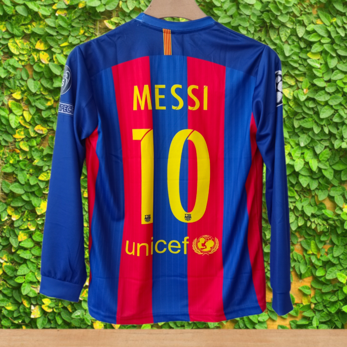 Barcelona home full sleeve Jersey Messi