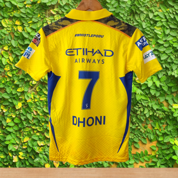 chennai super king Jersey dhoni 2024