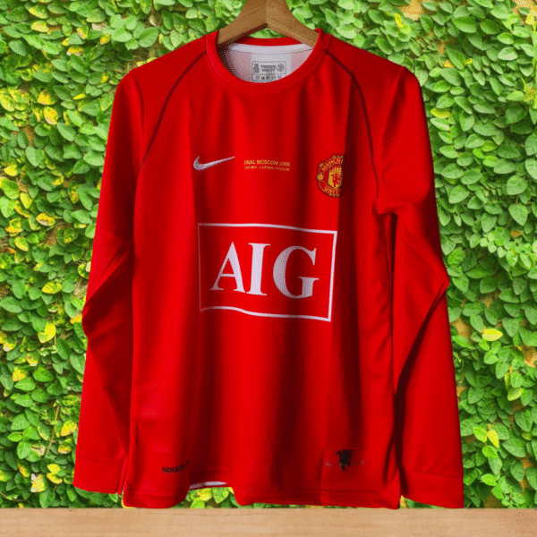 Best embroidery Manchester United Ronaldo jersey 2008 full sleeve