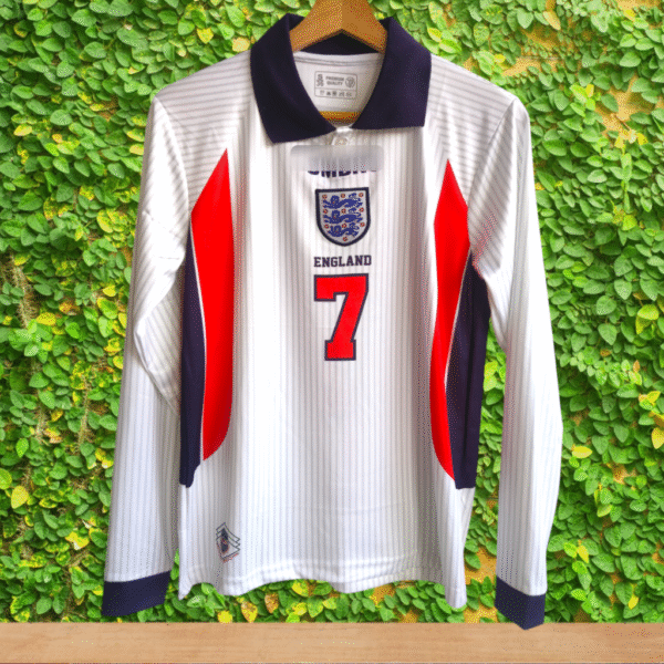 Best embroidery England Beckham jersey full sleeve