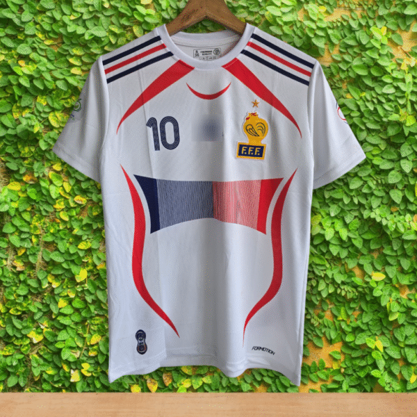 Best embroidery France away Zidane jersey