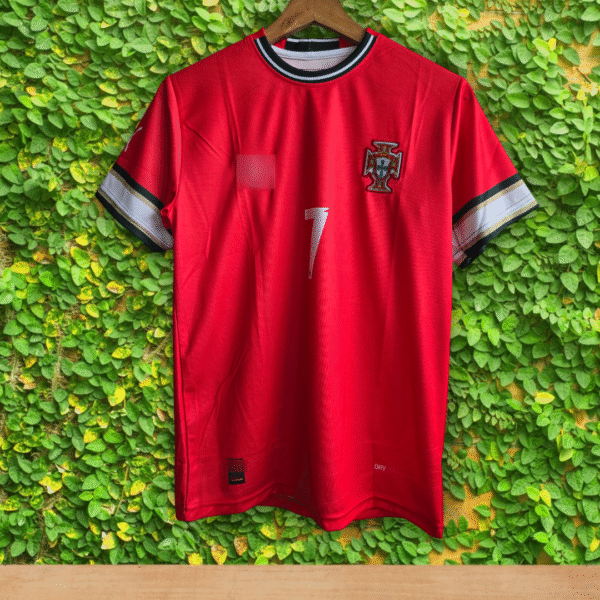Best embroidery Portugal home Ronaldo jersey 2025-26
