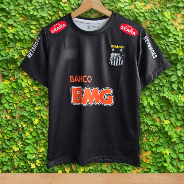Best embroidery Santos neymar jersey black