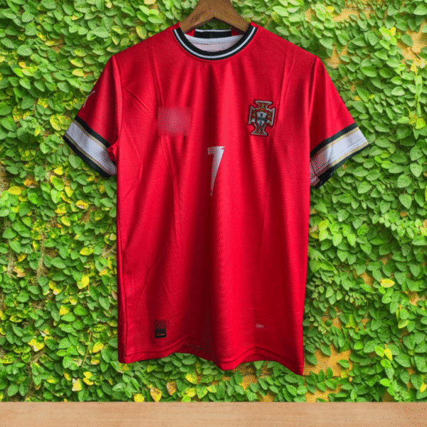 Best embroidery Portugal home Ronaldo jersey 2025-26