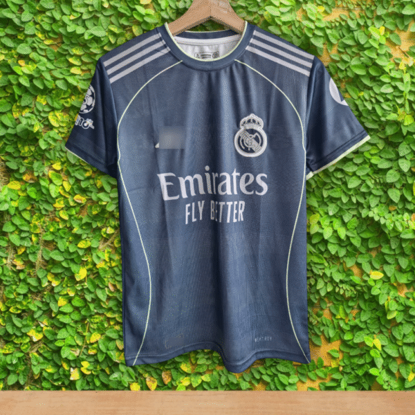 Best embroidery real madrid away Bellingham jersey 2025-26