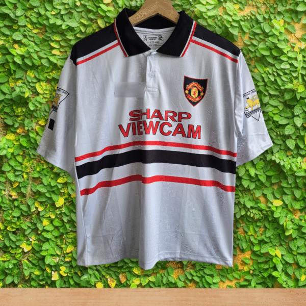 Five sleeve Manchester United Beckham jersey 1998