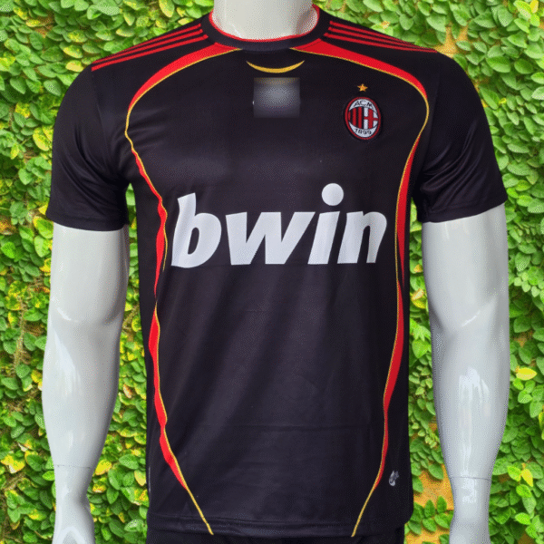 Best embroidery ac milan 3rd Maldini jersey 2006