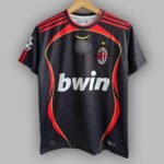 AC MILAN AWAY MALDINI JERSEY 2006 BLACK