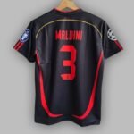 AC MILAN AWAY MALDINI JERSEY 2006 BLACK (2)