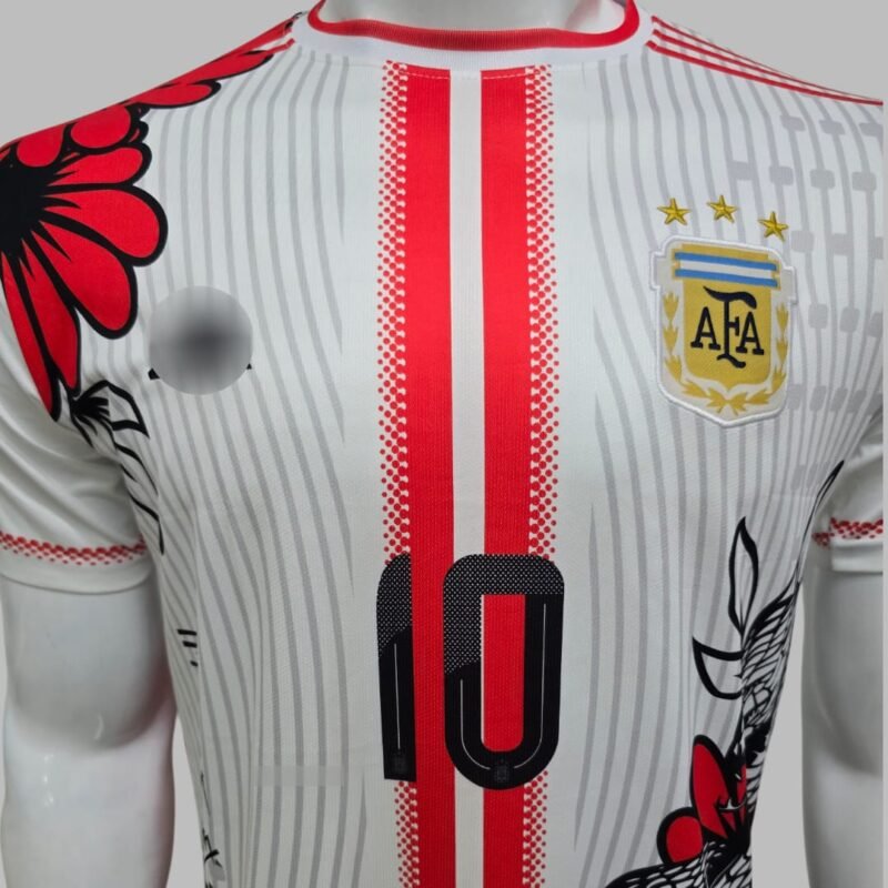 ARGINTINA SPECIAL EDITION DRAGON MESSI JERSEY 2025 RED