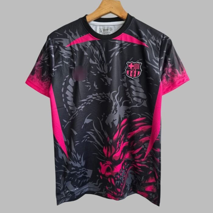 BERCELONA DRAGON JERSEY BLACK (3)