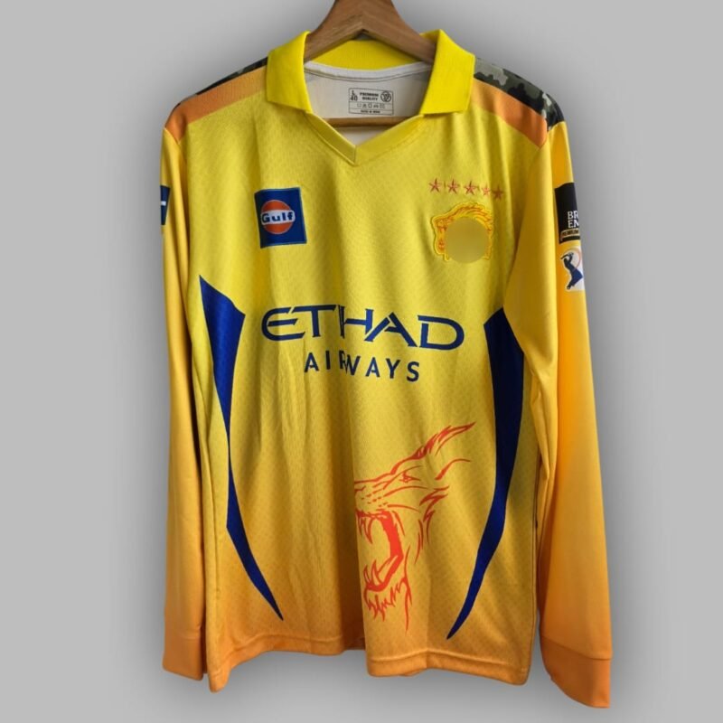 CHENNAI SUPER KING DHONI JERSEY 2025 FULL