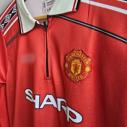 MANCHESTER SHARP BECKHAM POLO NECK FULL RED (3)