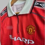 MANCHESTER SHARP BECKHAM POLO NECK RED