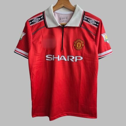 MANCHESTER SHARP BECKHAM POLO NECK RED (2)