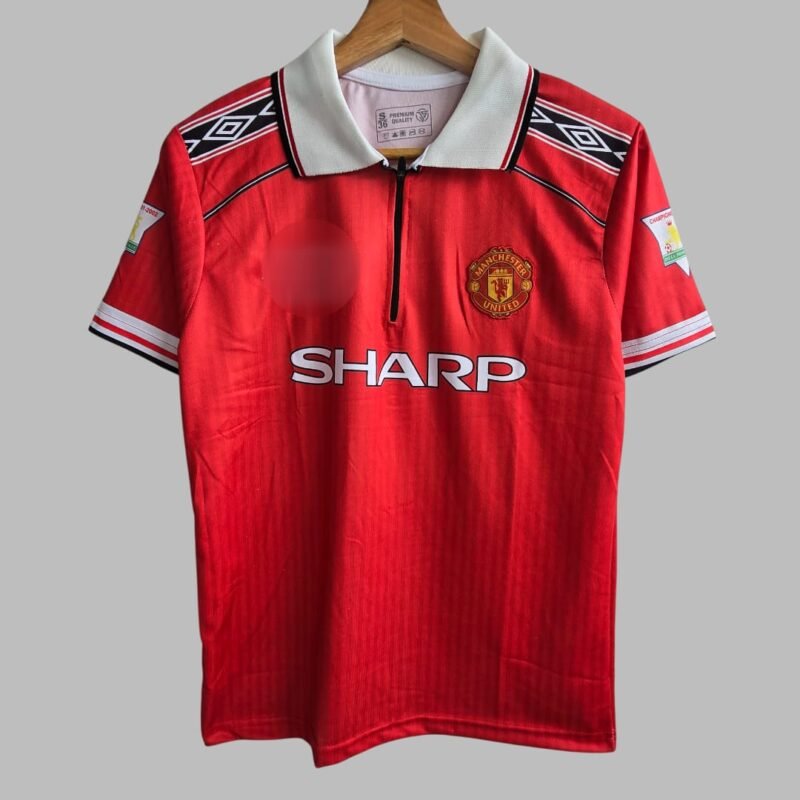 MANCHESTER SHARP BECKHAM POLO NECK RED (2)