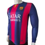 FC Barcelona 2014/2015 Season full sleeve Home Football Jersey - Image 2