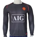 Manchester United 2007-08 Retro Long Sleeve Away Kit