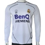 Real Madrid 2006-07 Home Retro Long Sleeve Jersey