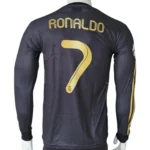 Real Madrid 2011-12 Away Retro Long Sleeve Jersey - Image 3