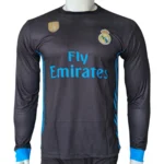 Real Madrid 2017-18 Away Retro Long Sleeve Jersey