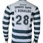 Sporting CP 2002-03 Home Retro Long Sleeve Jersey - Image 3