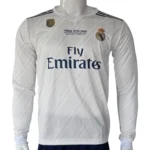 Real Madrid CF 2017/2018 Home Football Jersey – Long Sleeve Edition
