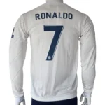 Real Madrid CF 2017/2018 Home Football Jersey – Long Sleeve Edition - Image 3