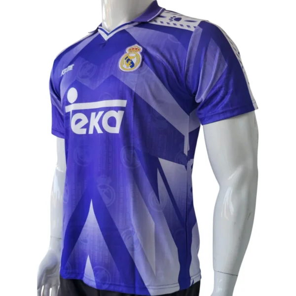 Real Madrid 1996/97 Away Teka Retro Jersey side view