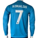 Real Madrid CF 2017/2018 Third Football Jersey – Long Sleeve Edition - Image 2