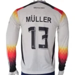 Germany 2024 Long Sleeve Home Jersey #13 - Image 3