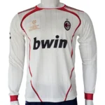 AC Milan 2006/2007 Away Football Jersey – UEFA Champions League "Final Athens 2007" Long Sleeve Edition