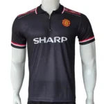 Manchester United 1998/1999 Retro Away Football Jersey – "The Treble" Zipper Edition