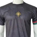 Portugal Cristiano Ronaldo (CR7) "GOAT" Special Black Concept Jersey - Image 2