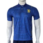 Chelsea FC Special Edition Blue Polo Jersey – Gold Lion Crest