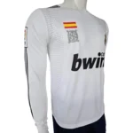 Real Madrid 2009/10 Home Long Sleeve Jersey – Bwin Edition side view