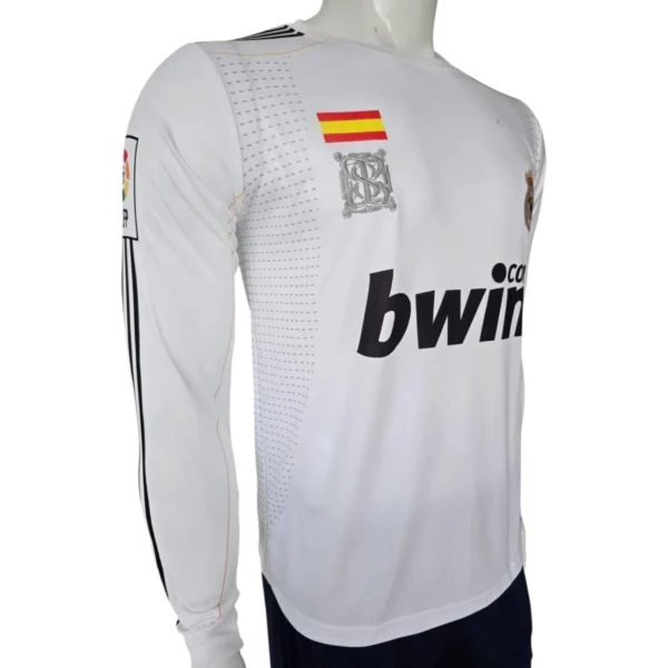 Real Madrid 2009/10 Home Long Sleeve Jersey – Bwin Edition side view