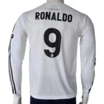 Real Madrid 2009/10 Home Long Sleeve Jersey – Bwin Edition back view