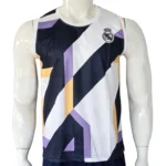 Real Madrid 2022/23 Pre-Match Sleeveless Training Jersey – Purple Pattern