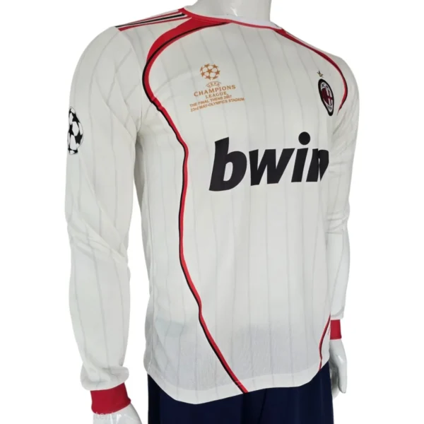 AC Milan 2006/07 White Away Maldini Jersey side view
