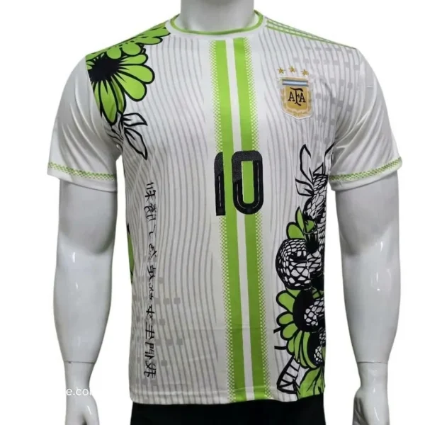 Argentina Green Dragon Messi #10 Jersey