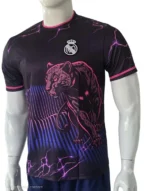 Real Madrid Black & Pink Jaguar Jersey side view