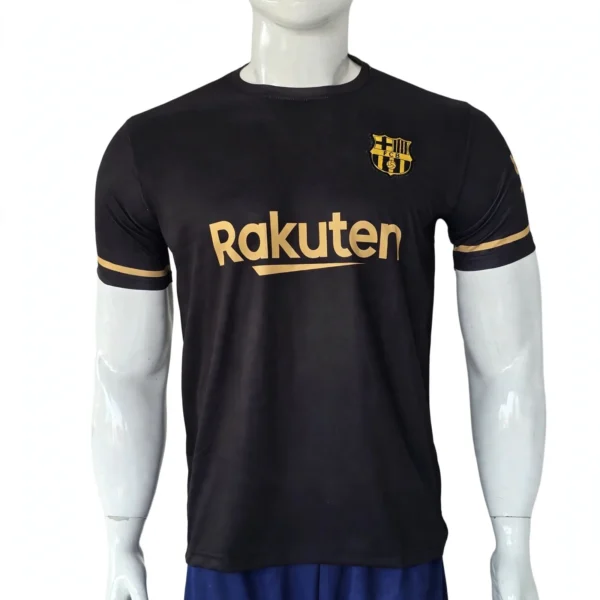 FC Barcelona 2020/21 Away Jersey – Black & Gold Edition