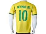 Brazil National Team Yellow #10 Jersey back view