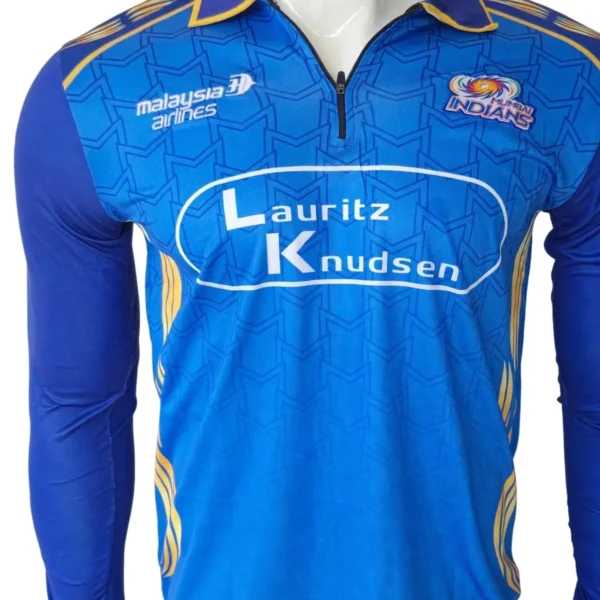 Mumbai Indians Full Sleeves Cricket Jersey side view