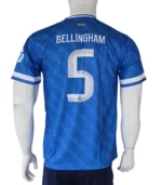 Real Madrid #5 Bellingam Blue Jersey back view
